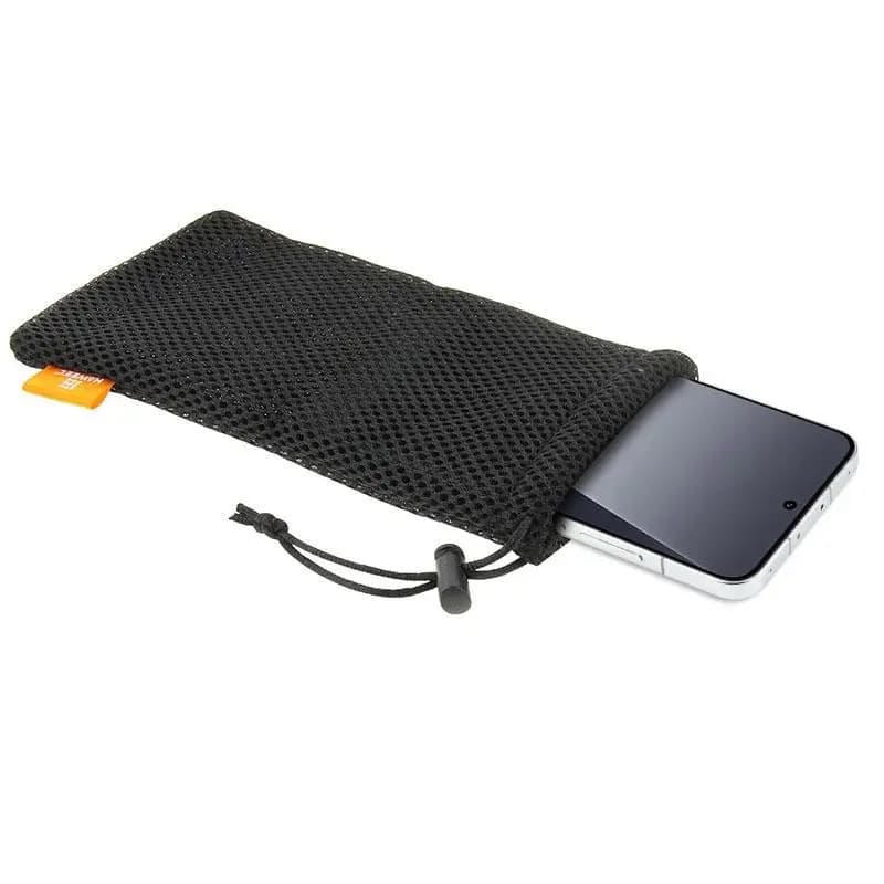 HAWEEL Custodia portaoggetti in rete di nylon per cuffie per smartphone/iPad/Power Bank/Accessori per fotocamera/18,5x9 cm/24x16 cm