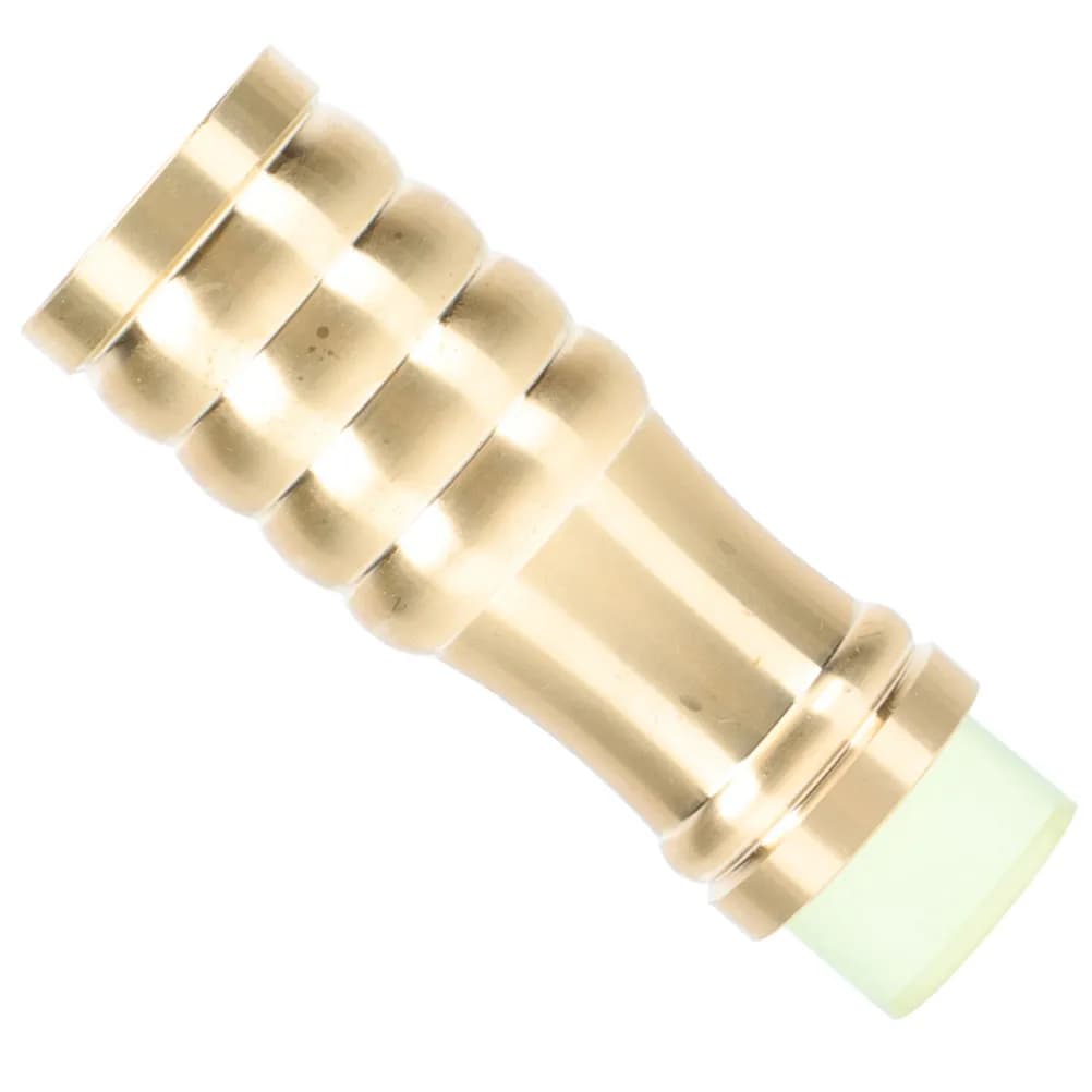 Punta per Bastone da Passeggio in Ottone e Gomma da 13 mm, Antiscivolo, per Anziani, Accessorio per Bastoni da Trekking