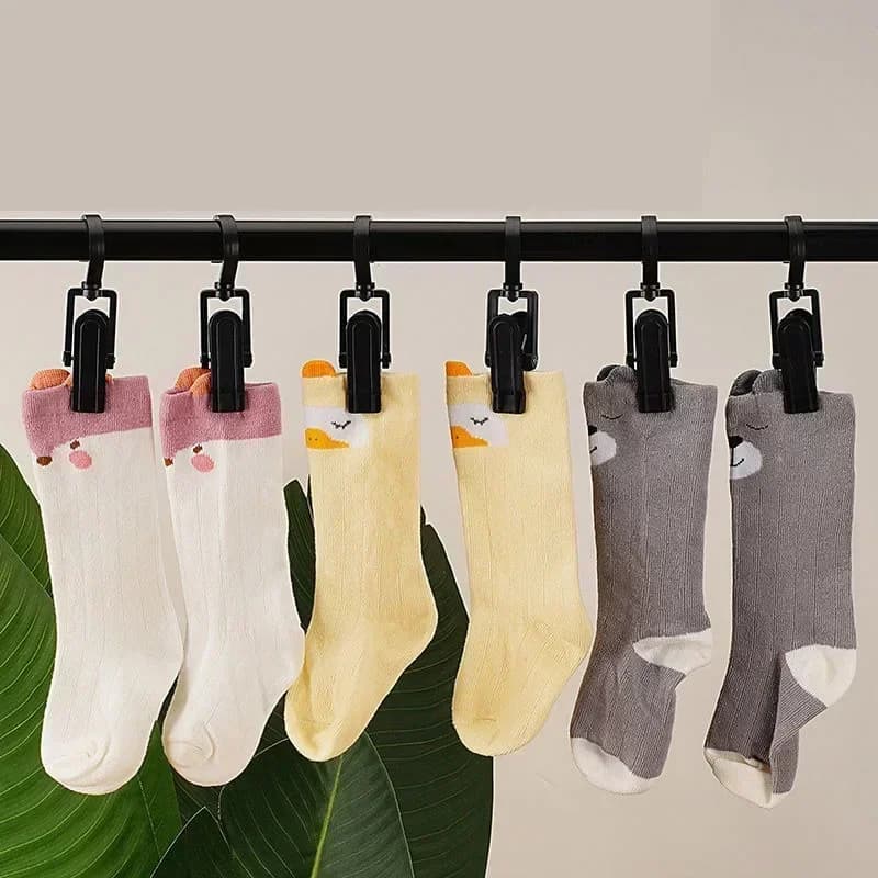 5/10/20PCS Rotating Molds Clamps Clamps Hooks Laundry Wheel Hat clamps for springs for home Clothes rack