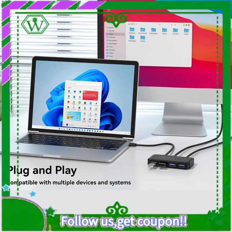 Affidabile-USB 3.0 KVM Switcher Selettore KVM Hub Docking Station 2 Computer Condividi Stampante Tastiera Laptop PC Accessori desktop