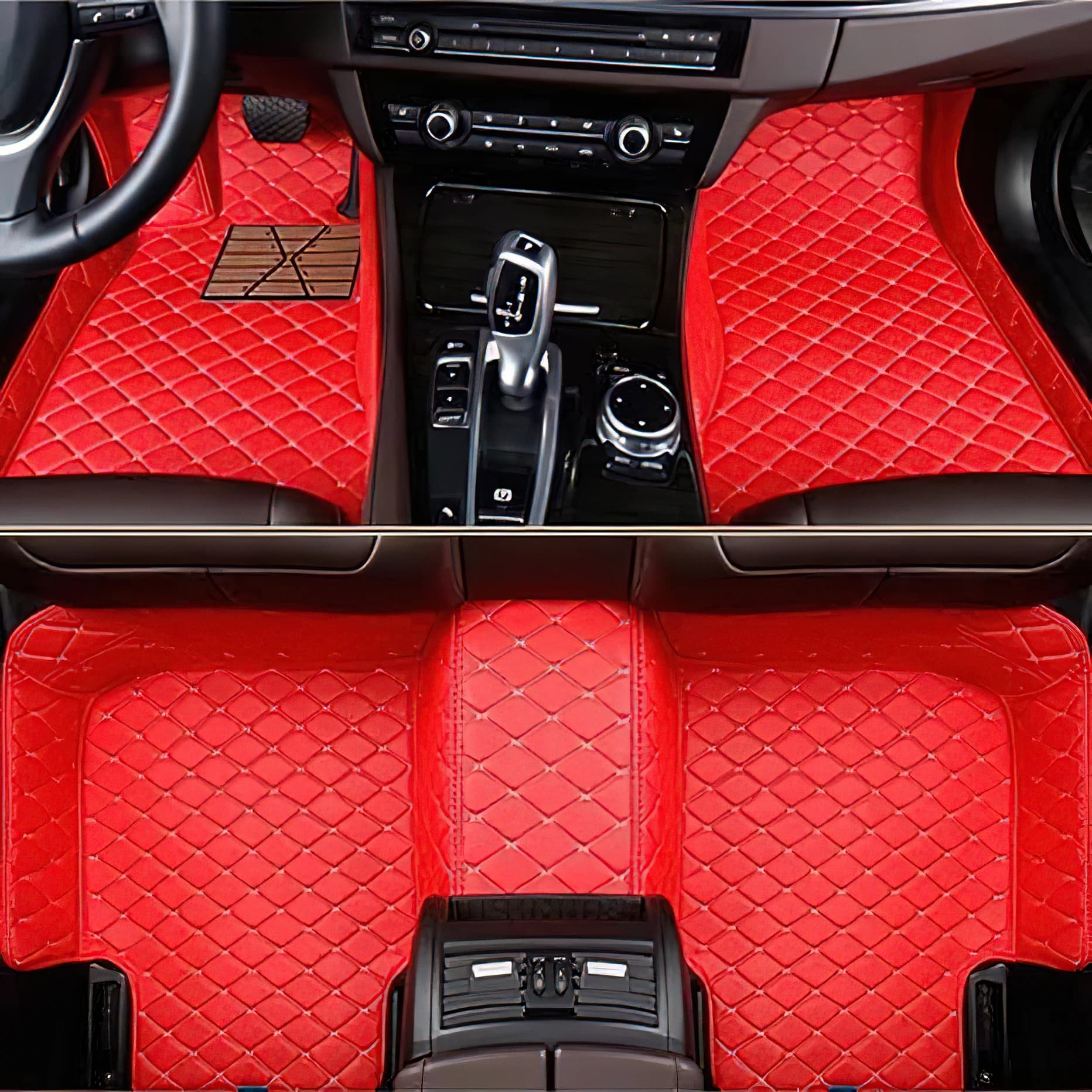 Car mats custom for Dodge Charger 2006 2007 2008 2009 2011 2012 2013 Auto set complete mats leather mats