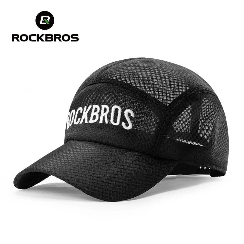 ROCKBROS berretto da Baseball in rete traspirante Summer Cool Quick Dry Hat Golf Tennis Cap uomo donna per sport all'aria aperta ciclismo cappello da corsa