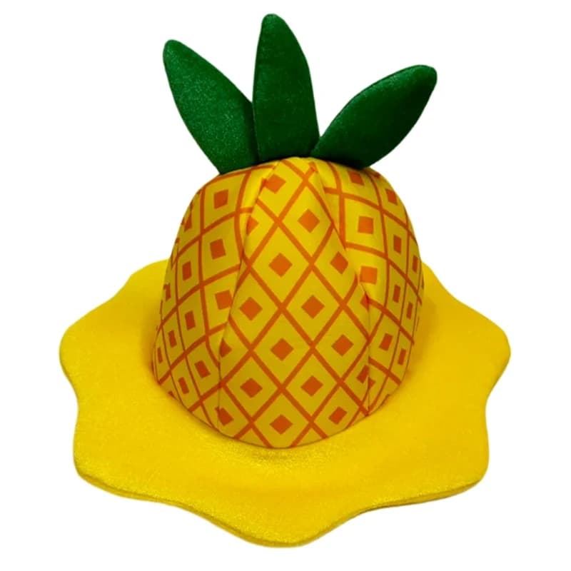 Cappello all'ananas alla Cappello regolabile unisex giallo per spedizione gocce per feste in spiaggia all'aperto