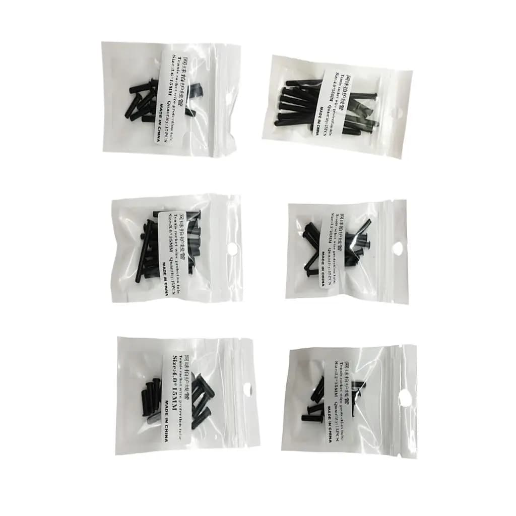 Nylon Tennis Racket Grommets String Protection Tubes Stringing Gear Equipment for Sport Tennis Supplies and Racket Care