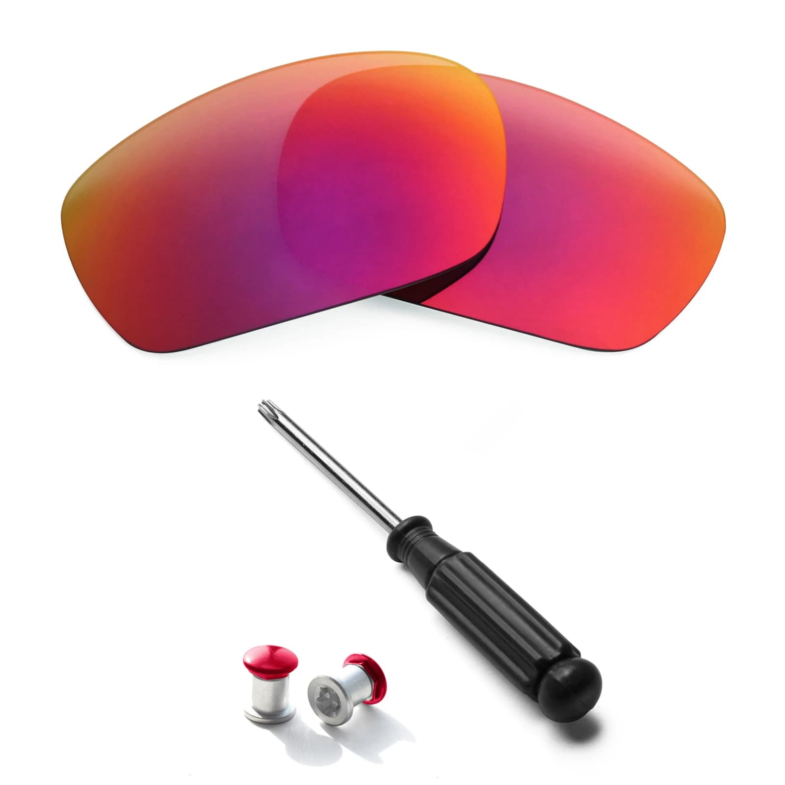 ezoptix123 Polarized Lenses & Bolt & Screwdriver-T20 Tools Replacement for Oakley Jawbone / Jawbone Asian Fit Sunglasses