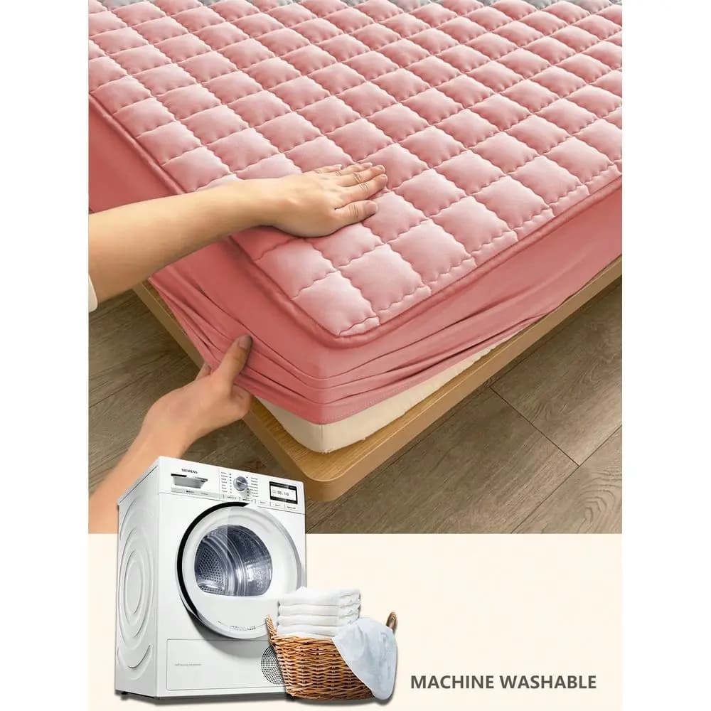 Lenzuolo con angoli elasticizzati resistente all'acqua, biancheria da letto, lenzuolo, coprimaterasso morbido e traspirante, coprimaterasso delicato sulla pelle, coprimaterasso tinta unita