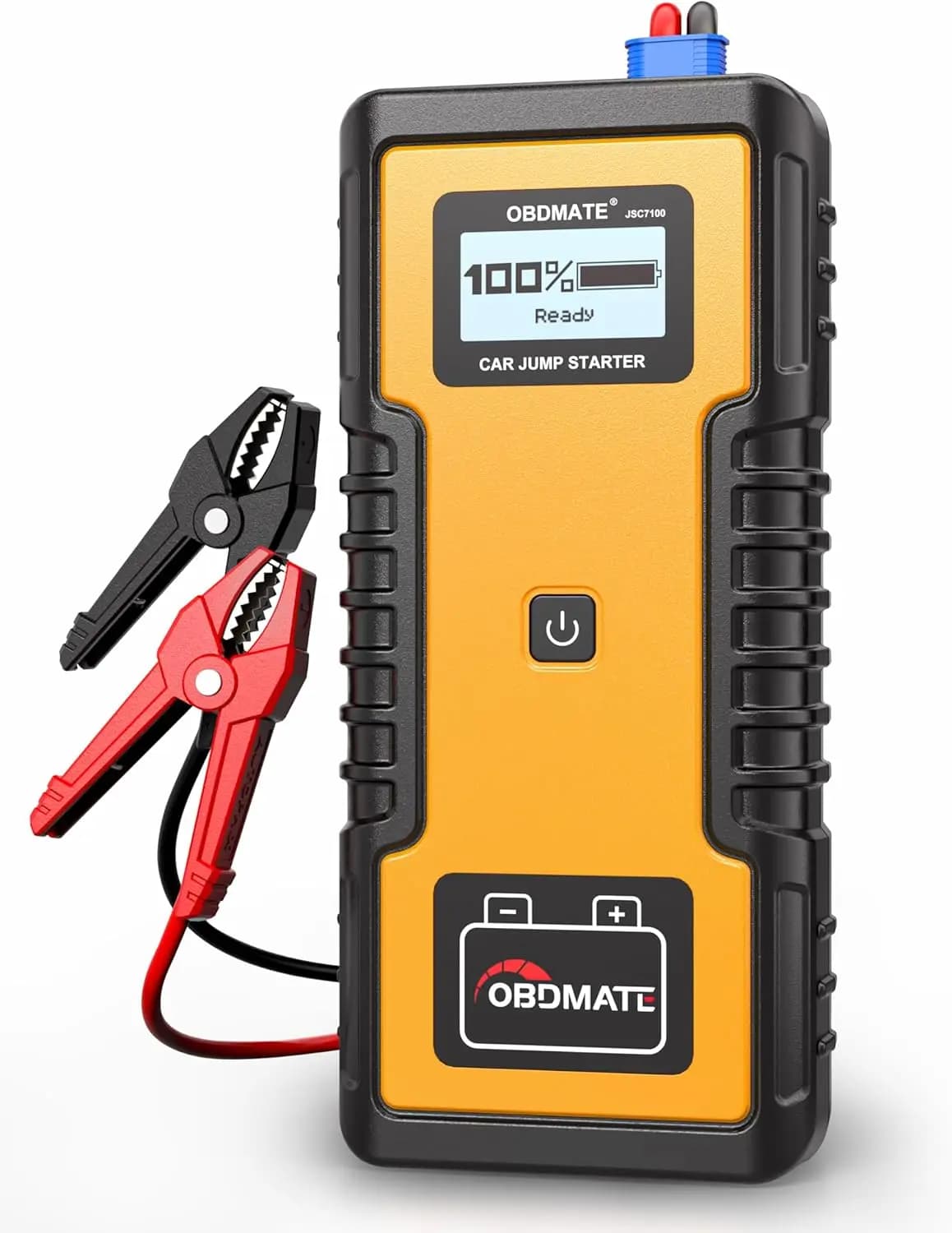 Avviatore di Emergenza con Supercondensatore da 1000A per Motori a Benzina e Diesel 12V, Booster Portatile per Batteria Auto in Giallo