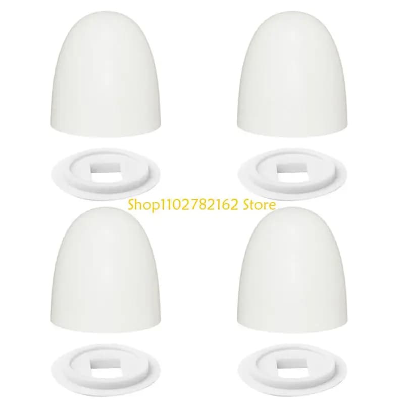 547B 4pcs Campers Glow Toilet Bolt Covers Caps for Easy Concealment of Unsightly Bolts