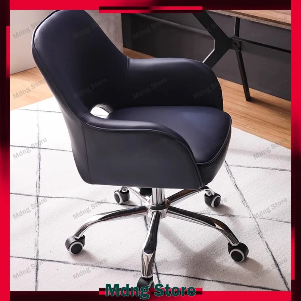 Sedia da ufficio in pelle di lusso Ruote Design Sedia da gioco girevole Camera da letto ergonomica Chaises De Bureau Accessori decorativi