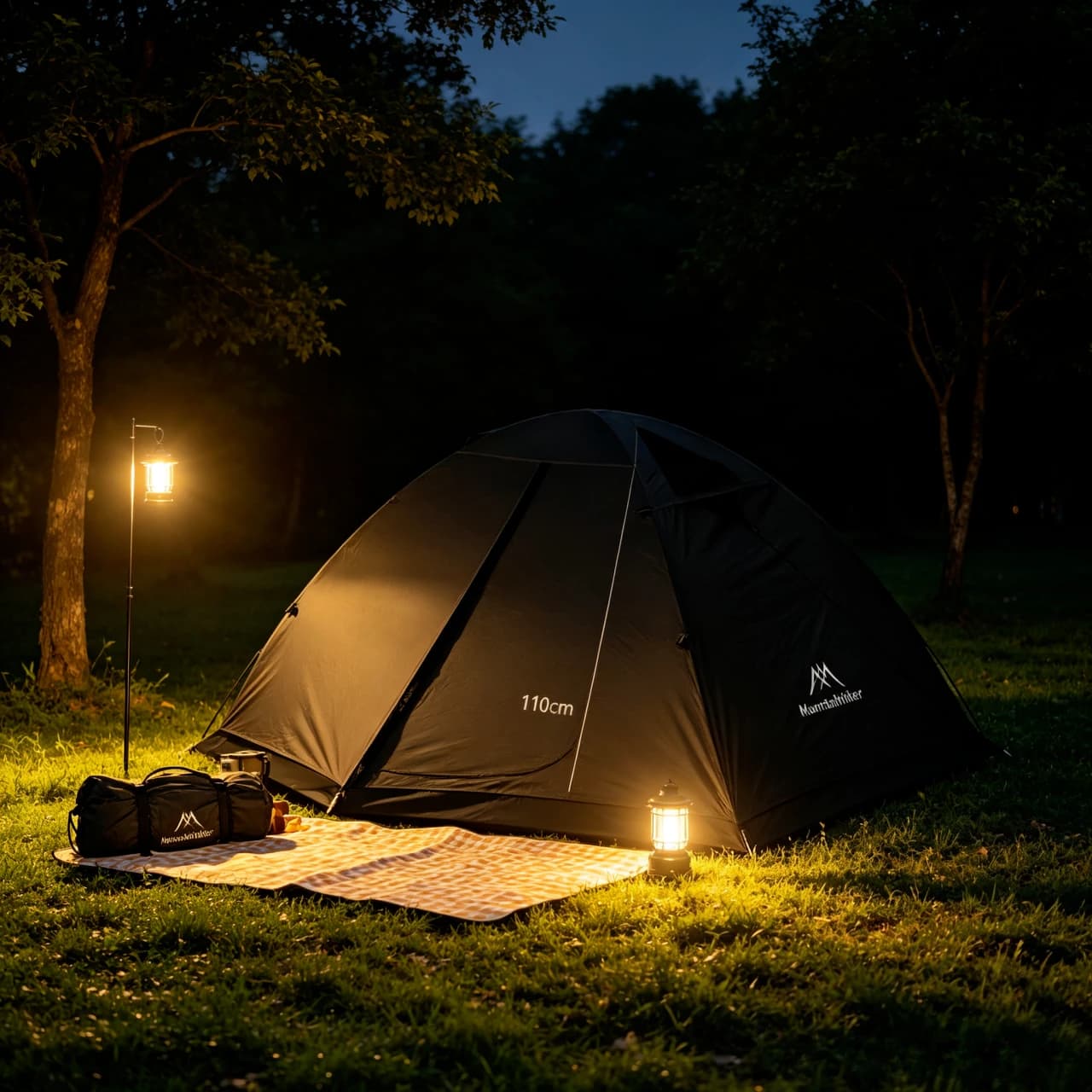 MOUNTAINHIKER New Lightweight Outdoor 2-3 People Camping, Windproof and Rainstorm-proof Professional Aluminum Pole Hiking Tent