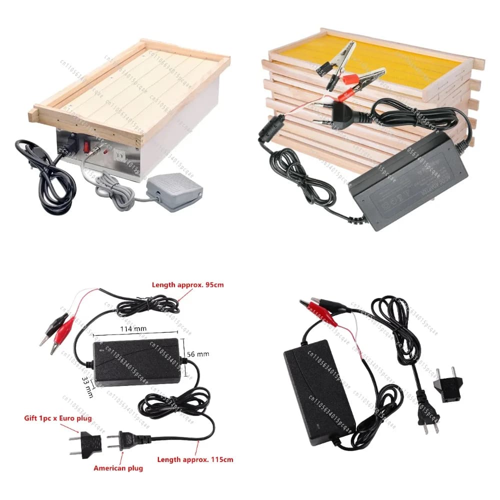 Bee Wax Comb Foundation Electric Frame Wire Embedder for Beekeeping Hive Frames