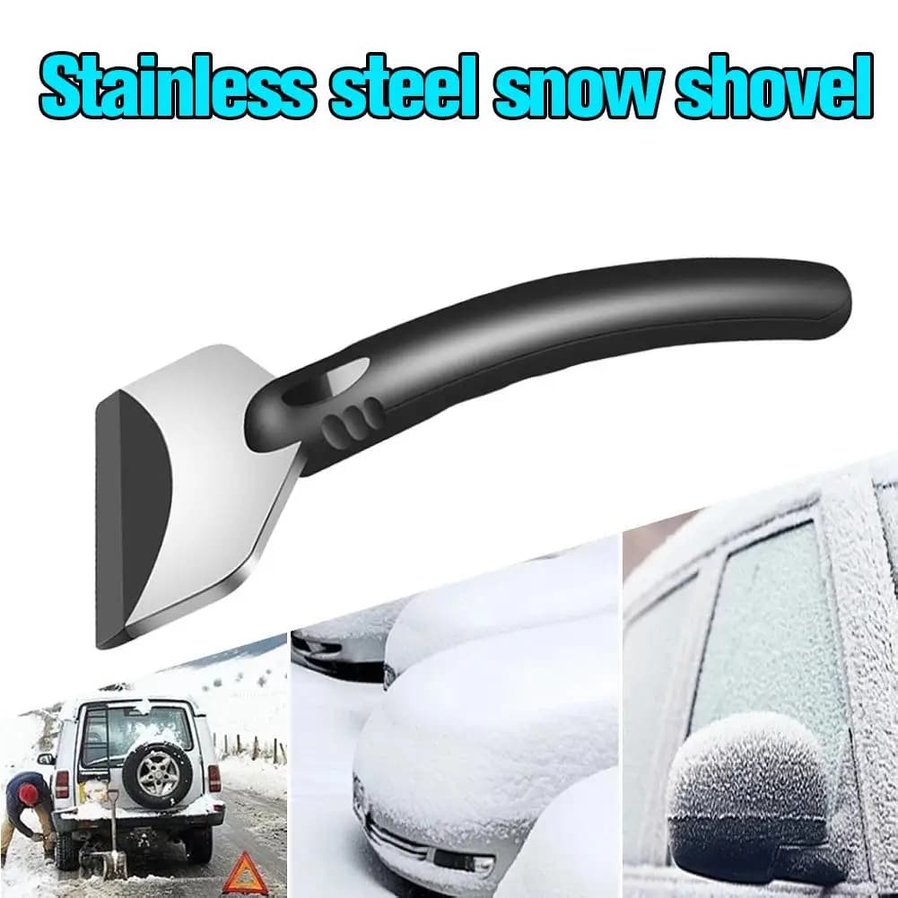 SEAMETAL Car Ice Scraper Pala for Snow Removal Winter Windshield Window Snow Cleaning Tool to Scratch Automatic Snow Breakers