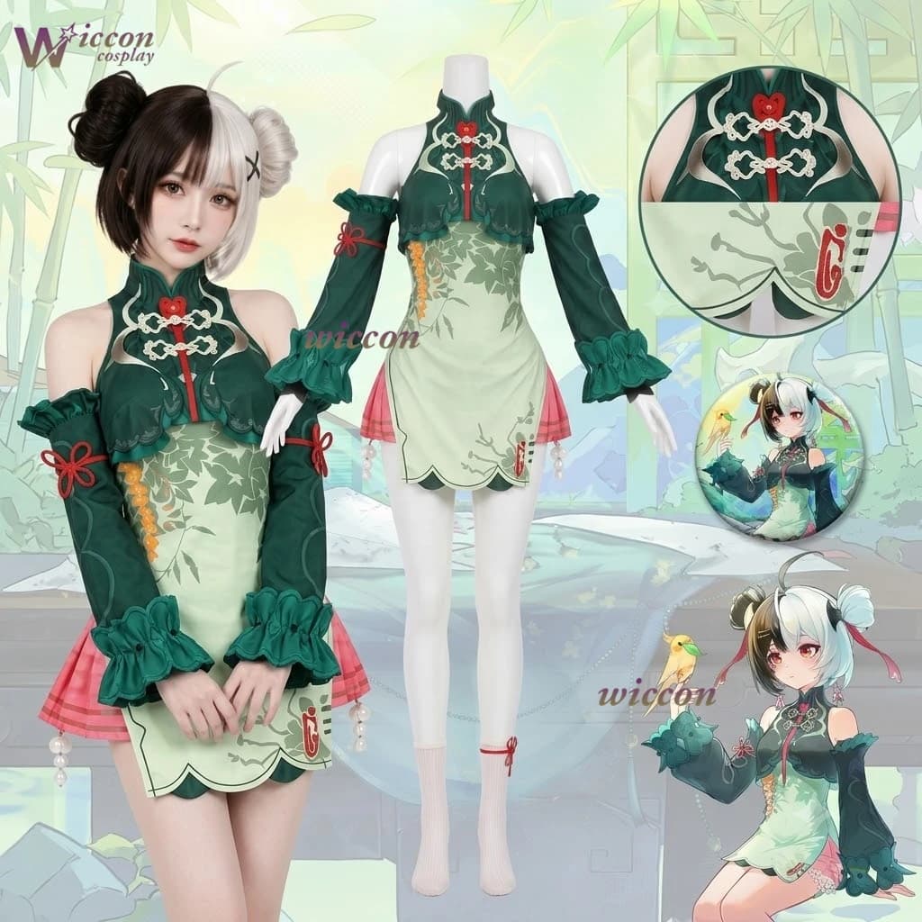 Neverness To Everness Anime Cosplay Costume Requiem Qianli Yingti Chinese Traditional Style Anime Roleplay Outfit For Women