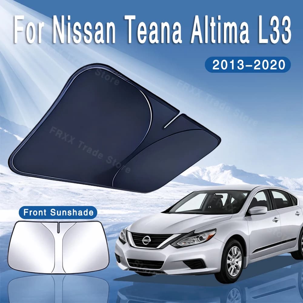 Pieghevole Auto Visiera Parasole Parabrezza Anteriore Parasole Isolamento termico Estate Accessori Auto Per Nissan Teana Altima L33 2013 ~ 2020