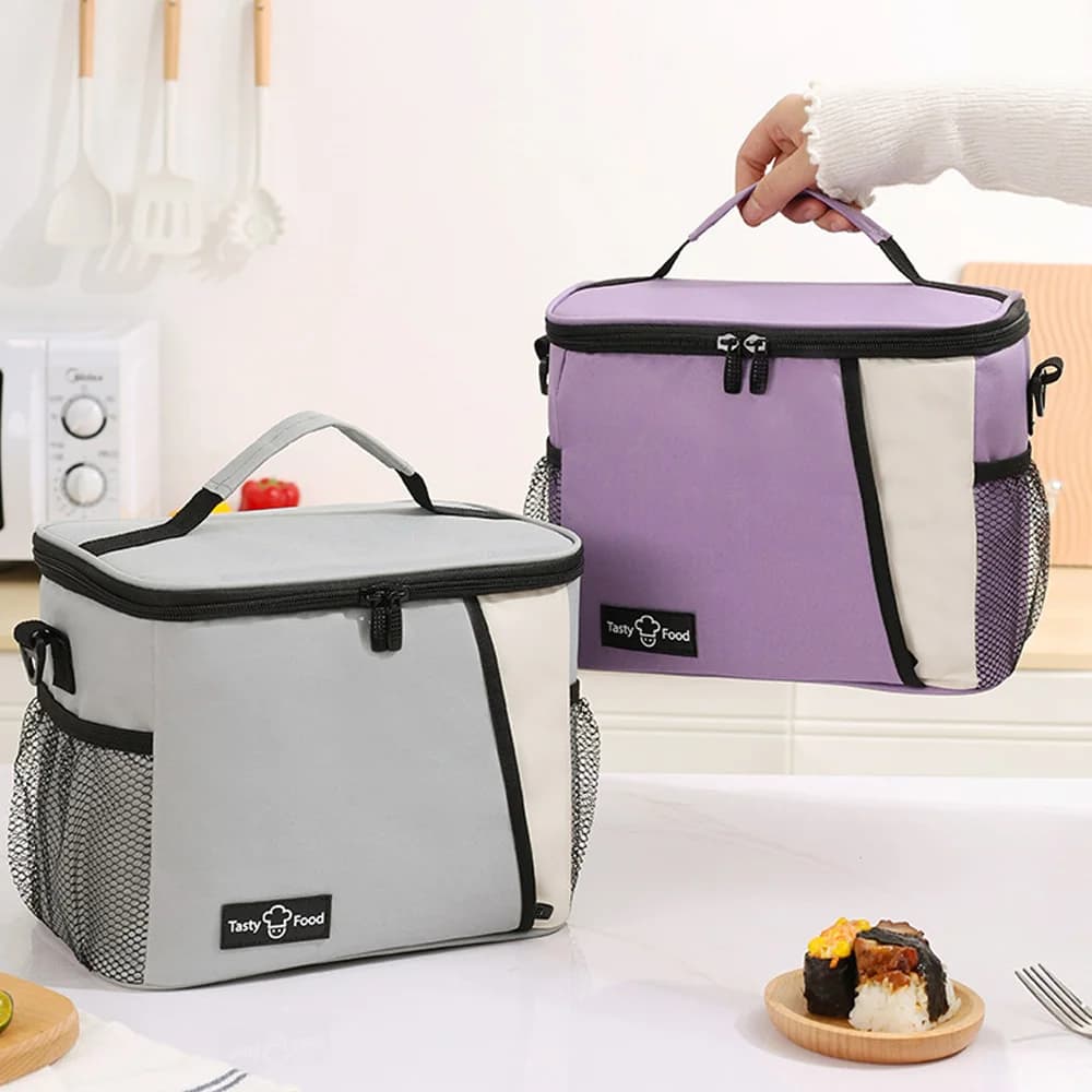 Beilian dopamine waterproof bento bag for work, insulated lunch box bag for outdoor use, PEVA backpack, ice pack