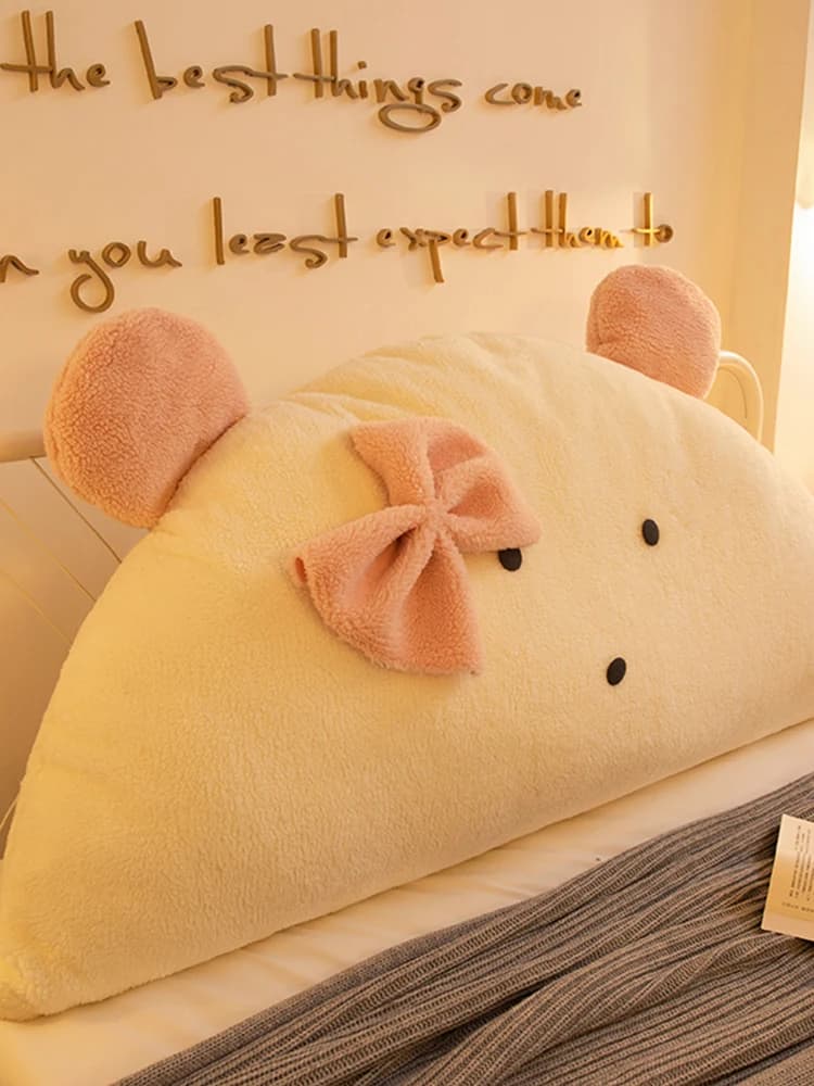 Cuscino in Velluto di Agnello per Schienale, Morbido Cuscino Lombare, Supporto per Divano Tatami, Cuscino Imbottito Decorativo per la Casa, Stile Europeo Puro