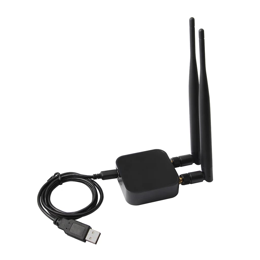 Trasmettitore ricevitore Wifi scheda di rete wireless Chipset 2.4G/5G RT3572L con 2 antenne per Windows/8/10/Kali Linux