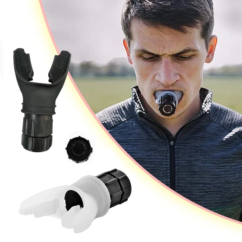 1PC Sport Breathing Trainer Exercise Pulmonary Face Smooth Breathable Fitness equipment for home Healthcare accessories