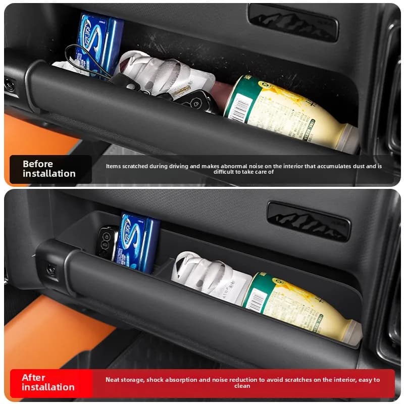 Per Great Wall Haval H9 2024 2025: Scatola portaoggetti in silicone impermeabile per il copilota, organizer per interni auto, accessori per l'organizzazione dell'abitacolo