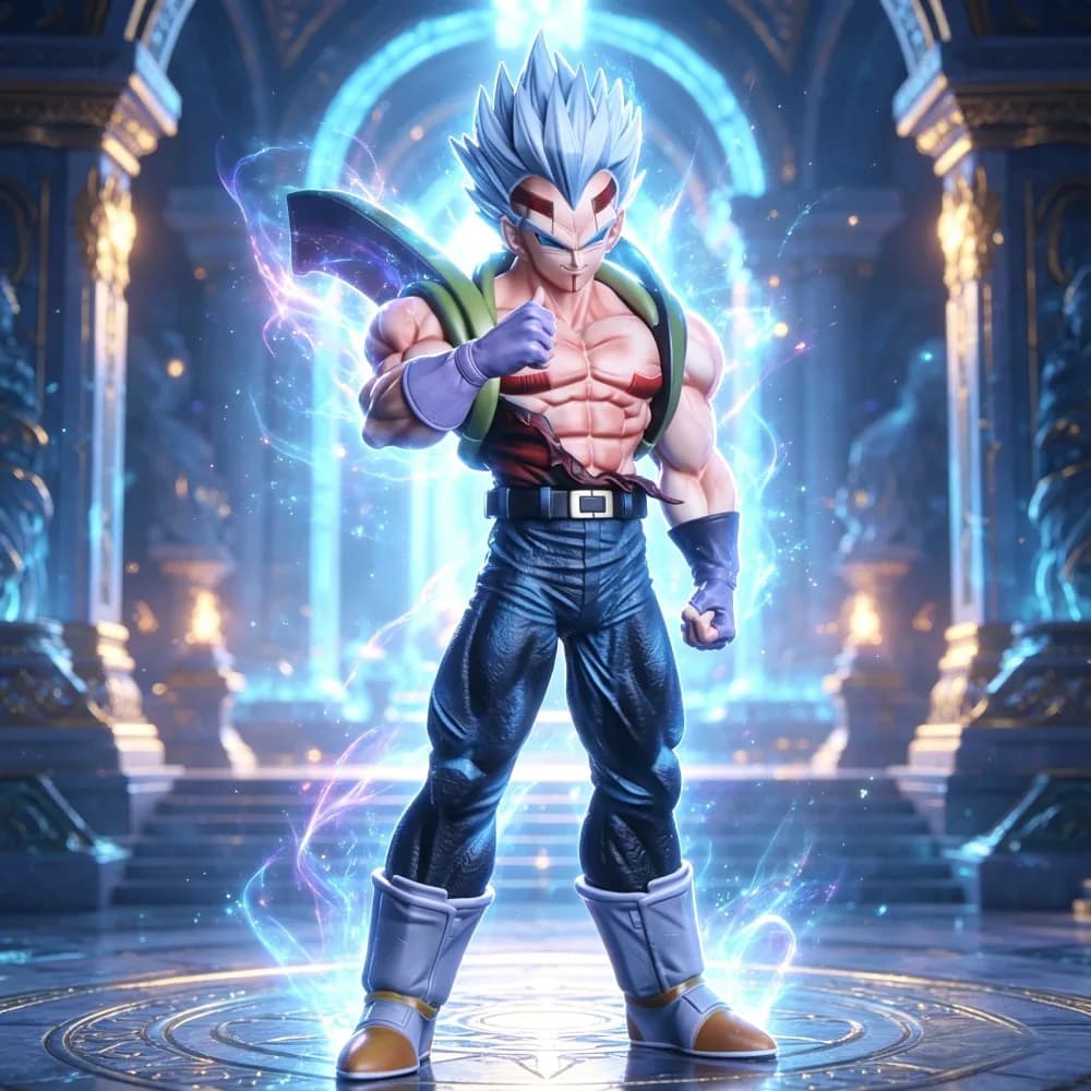 Statuetta Anime Dragon Ball Z Super Baby Vegeta 30,5cm/12in, Action Figure Goku in PVC, Modellino da Collezione, Giocattoli e Regali