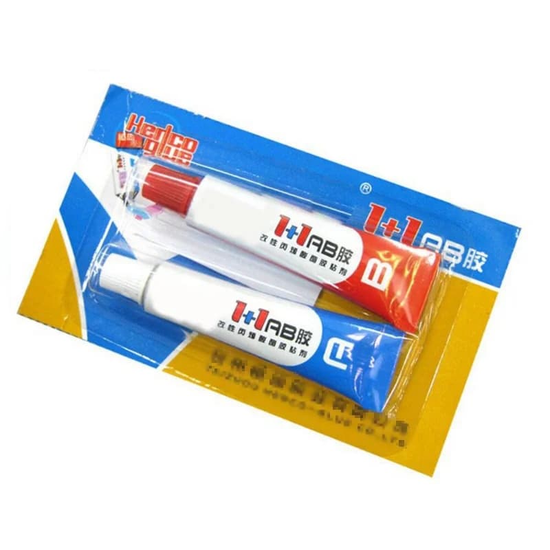 2 Set Colla epossidica Adesivo in resina 2 componenti Adesivo AB Saldatura a freddo Metalli in plastica Colla in gomma per vetro Adesivo strutturale acrilico