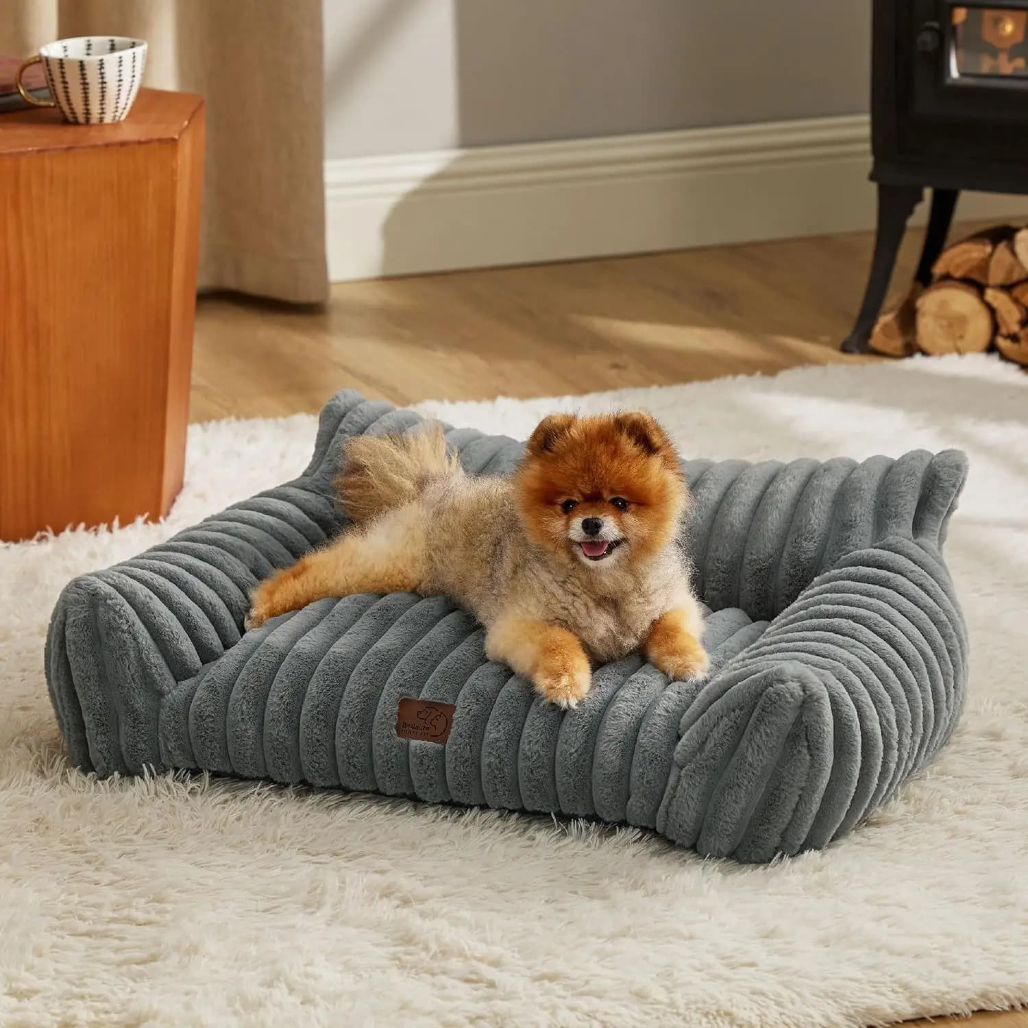 Dog and cat beds, all-season use, removable and washable winter warm cat sofa pet bed mat