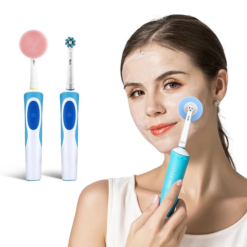 Spazzola elettrica per la pulizia del viso testina di ricambio per spazzolino testine per la pulizia ad ultrasuoni testina per la cura della pelle del viso per Oral-B