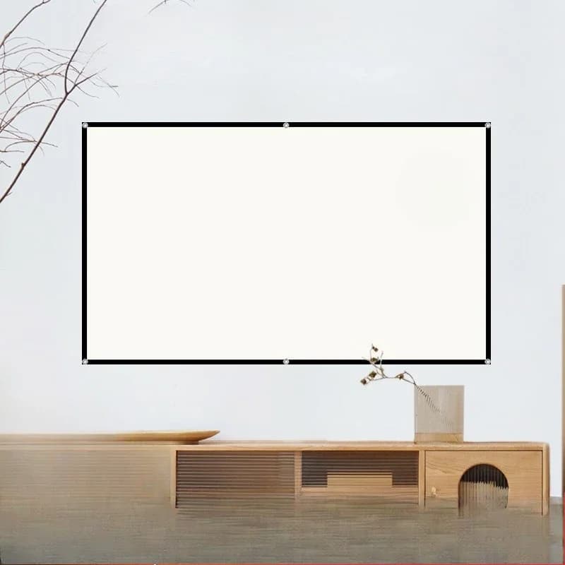 120-Inch projector home projection screen, portable large-screen projection screen