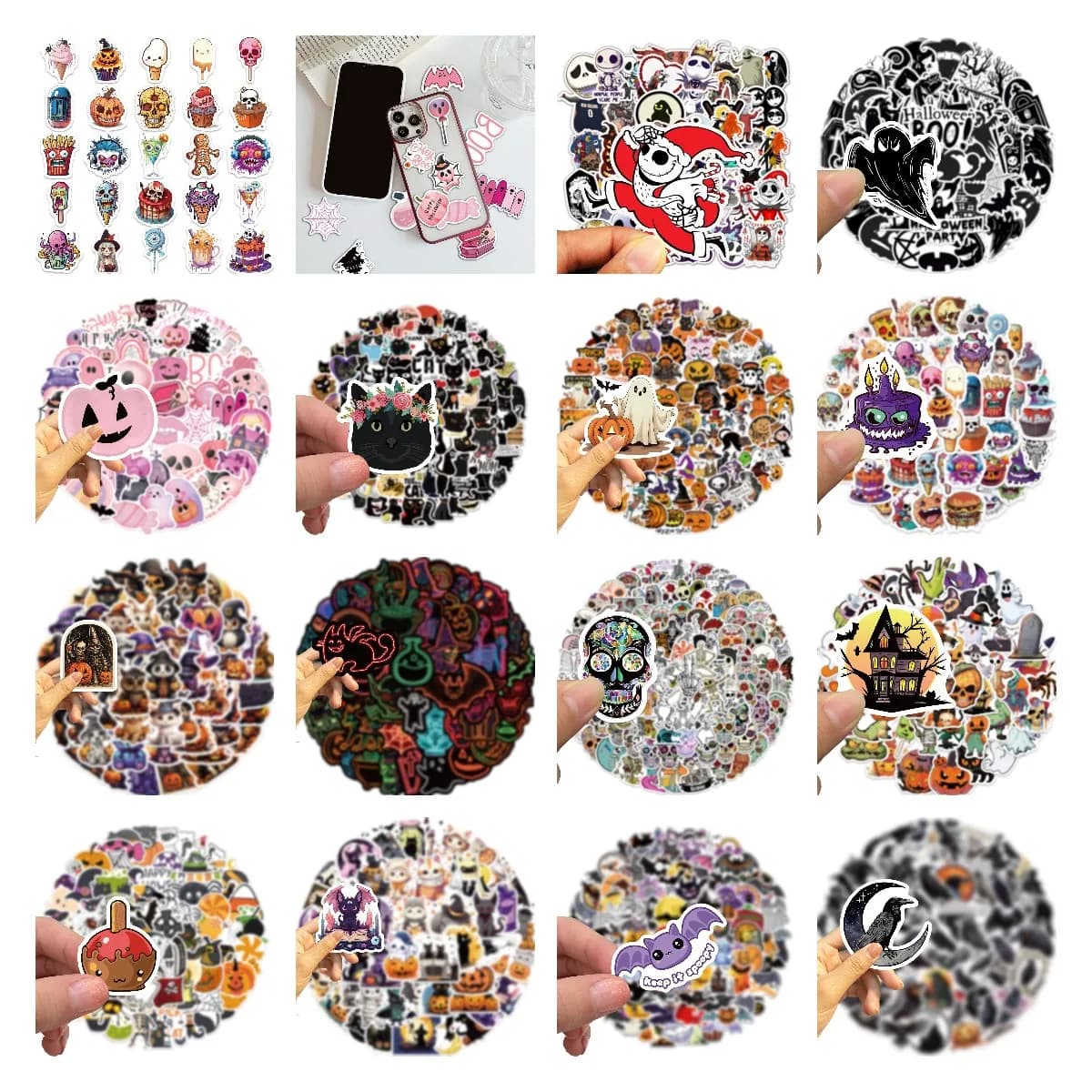 Simpatico gatto adesivi in vinile impermeabile gatti divertenti decalcomanie per bottiglia d'acqua laptop skateboard scrapbooking bagagli giocattoli per bambini regalo fai da te