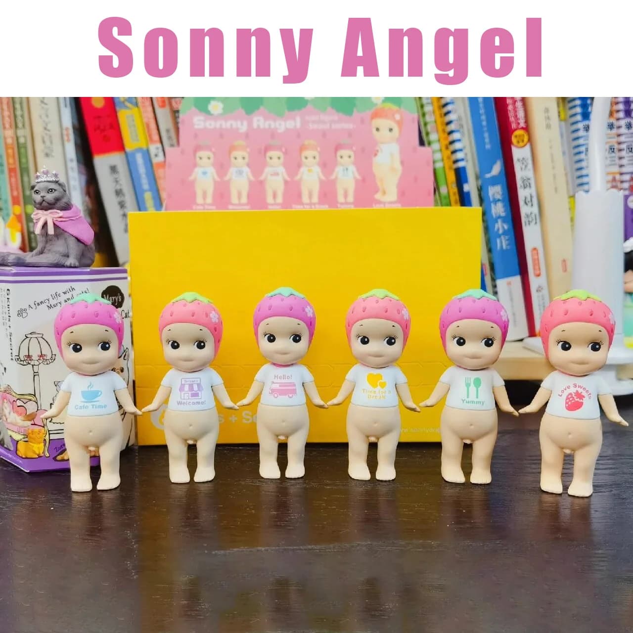 Sonny Angel Blind Box Toys Serie Seoul Anime Action Figures Ornamenti Bambole Carine a Forma di Fragola Regali di Natale e Compleanno per i Fan