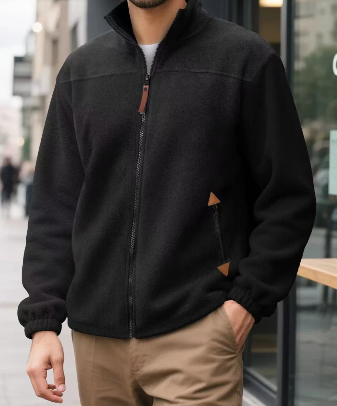 2026 Men's Hoodie Autumn and Winter New Casual Warm Zipper Sports Jacket