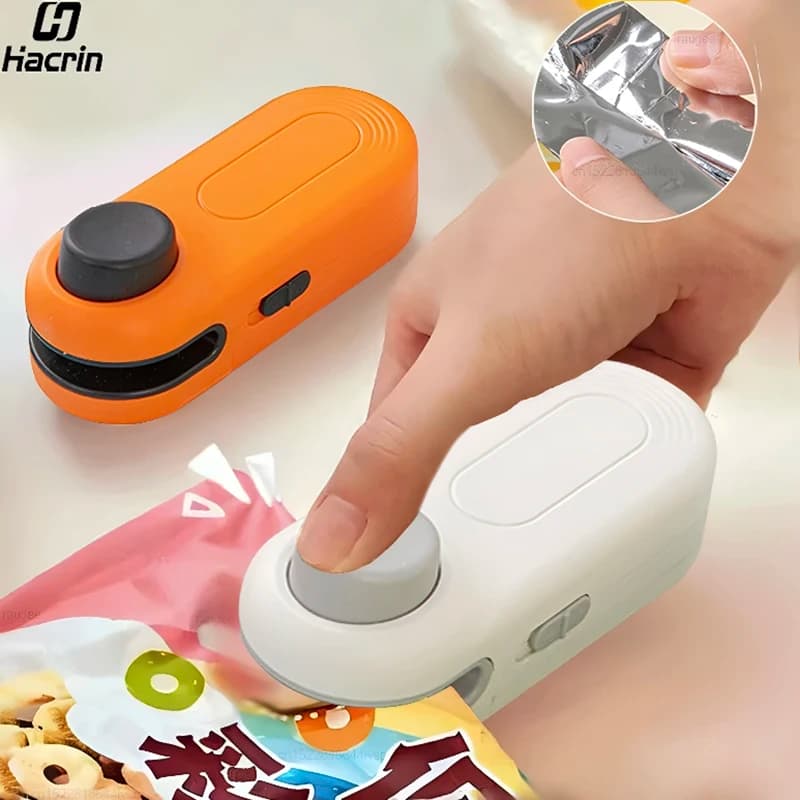 Sigillatrice per sacchetti di plastica Sigillatrice portatile Mini sigillatrice per sacchetti di calore Imballaggio alimentare Sigillatrice termica portatile Sigillatrice per sacchetti di plastica