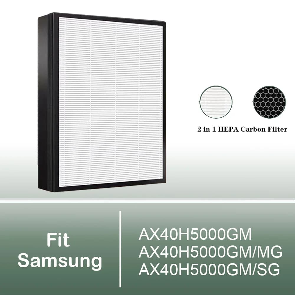 Filtro HEPA al carbonio di ricambio per purificatore d'aria Samsung AX40H5000GM AX40H5000GM/MG AX40H5000GM/SG