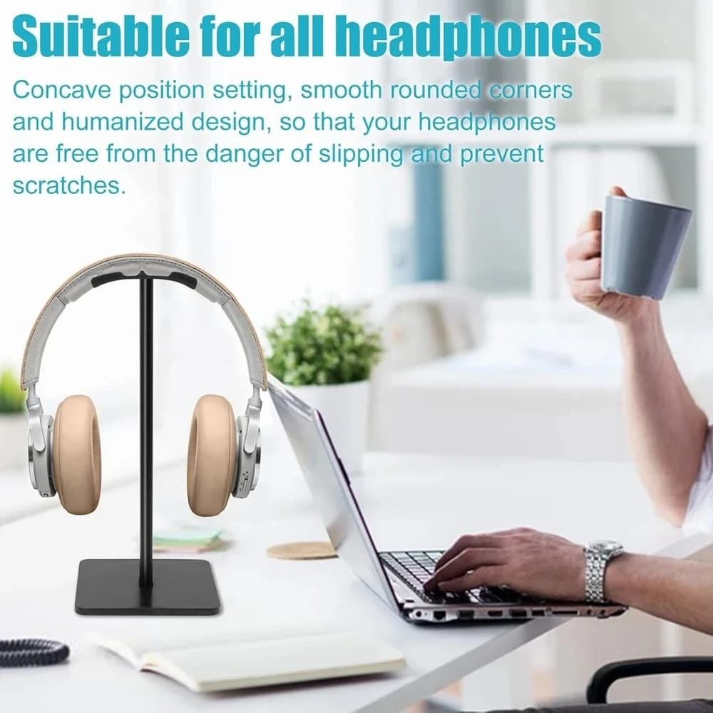 Plastic Headphone Headset Holder Stable Stand Portable Game Desk Earphones Stand For Game Earphone Bracket Headphone Accessories