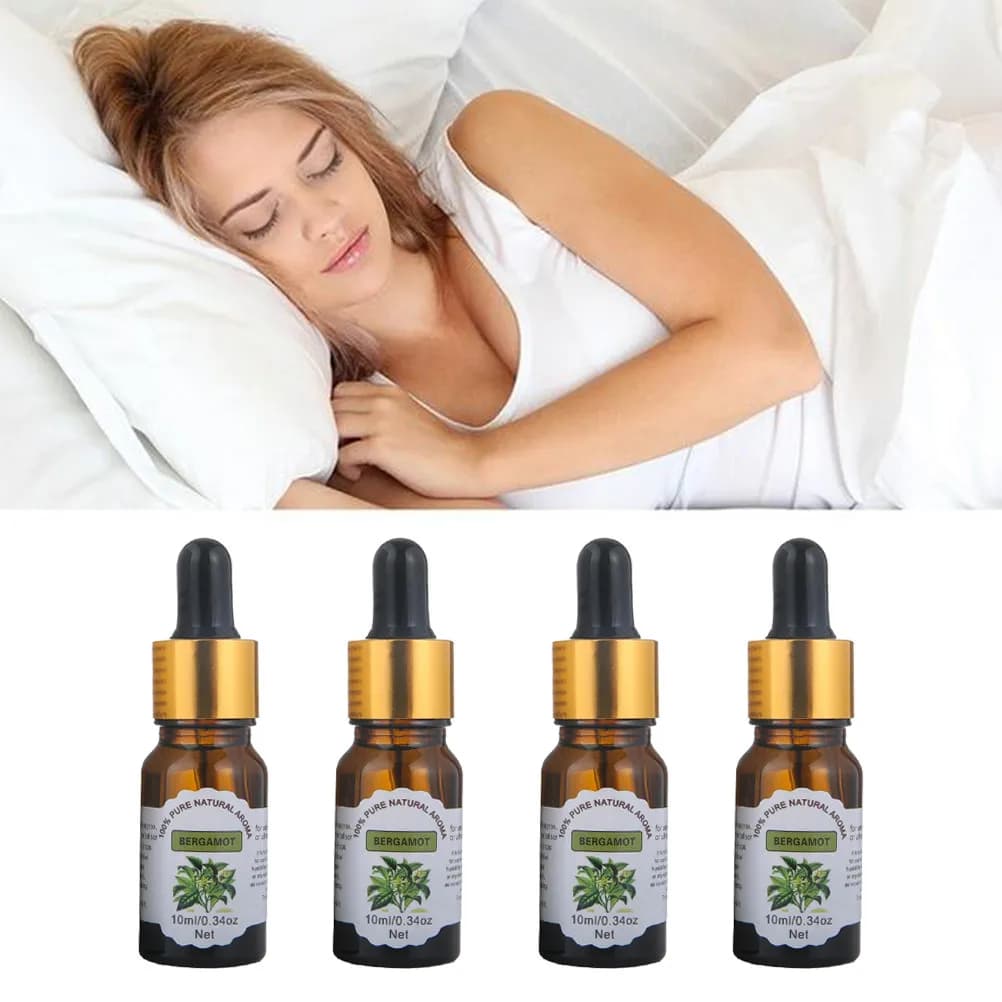 10Ml Bergamot Scented Essential Oil for Humidifier Aromatherapy Diffuser Air Freshening Stress Fatigue Relief Romantic Ambience