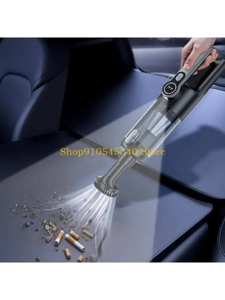 U2JA Aspirapolvere portatile Mini aspirapolvere senza fili per auto Ricaricabile per pulizia auto, casa, ufficio, peli