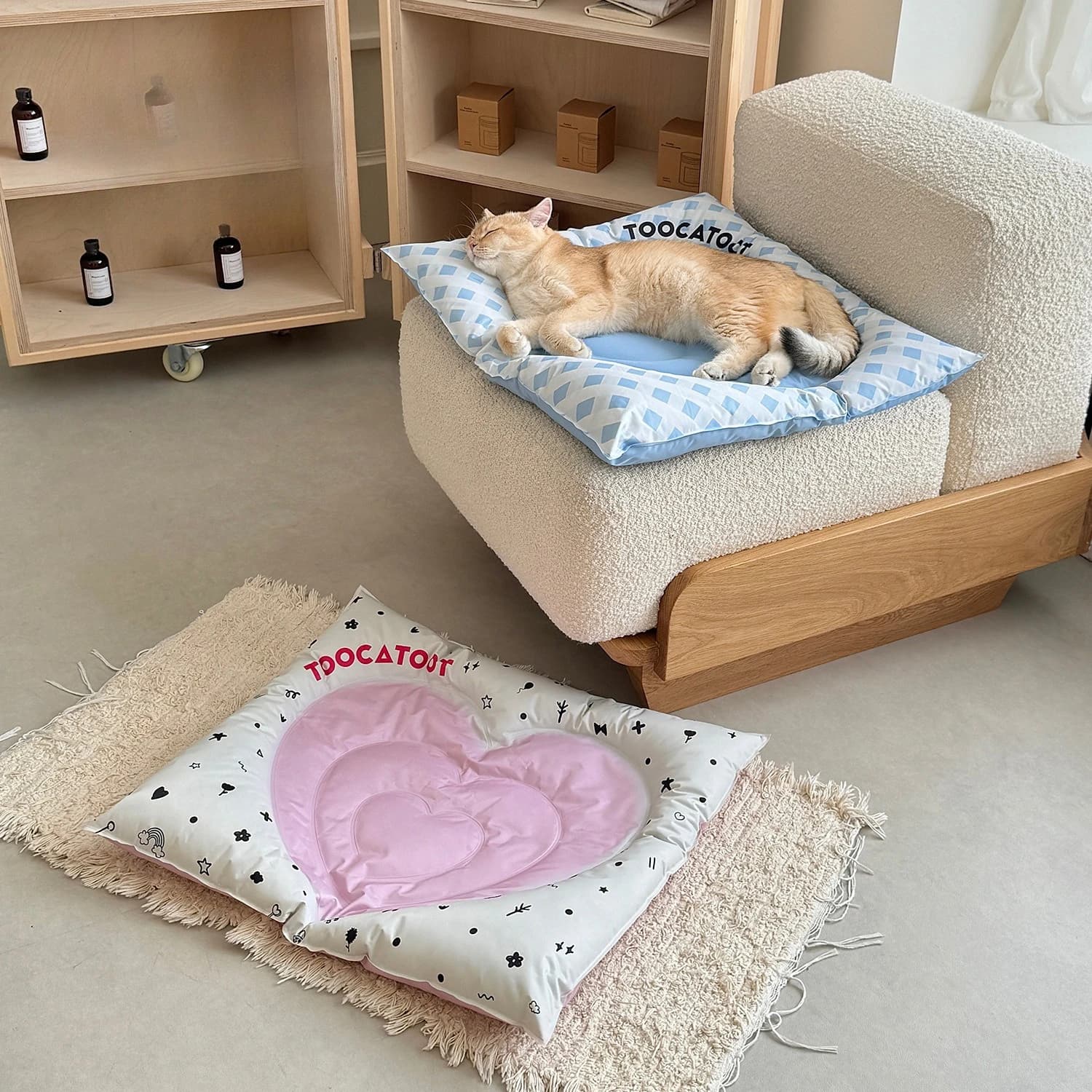 Tappetino per ghiaccio per animali domestici rinfrescante estivo Tappetino per gatti Tappetino per gel rinfrescante per letti per cani e gatti