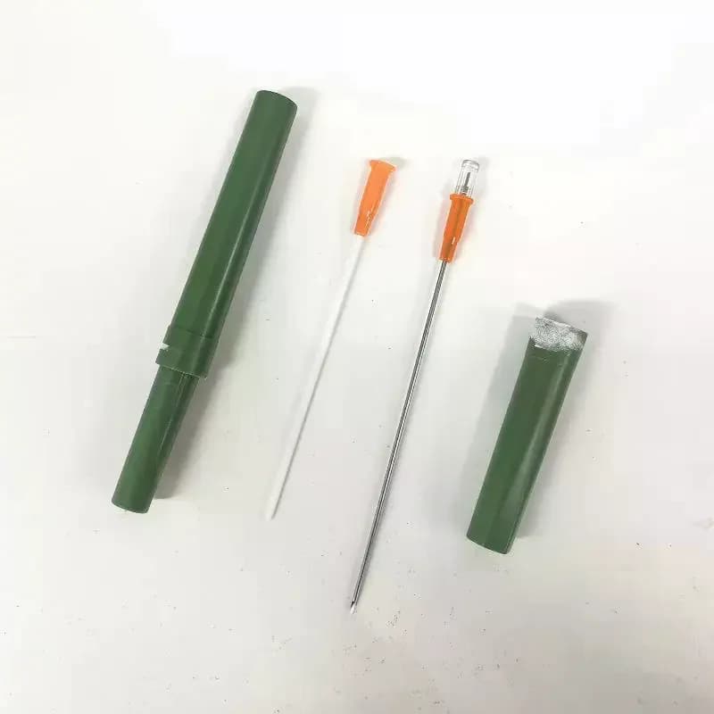 Tension Pneumothorax Needle 1 Set First Aid Kit Emergency Equipment Advanced Thoracic Relief Supplies For Emergency Rescue