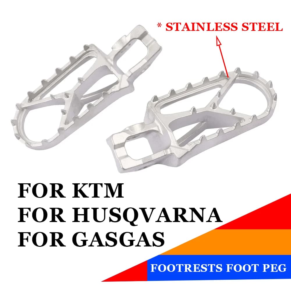 Poggiapiedi Pedane Poggiapiedi per KTM EXC 300 EXCF 250 XC XCF SX 85 SXF 125 150 200 350 450 530 per Husqvarna TE FE TX GasGas