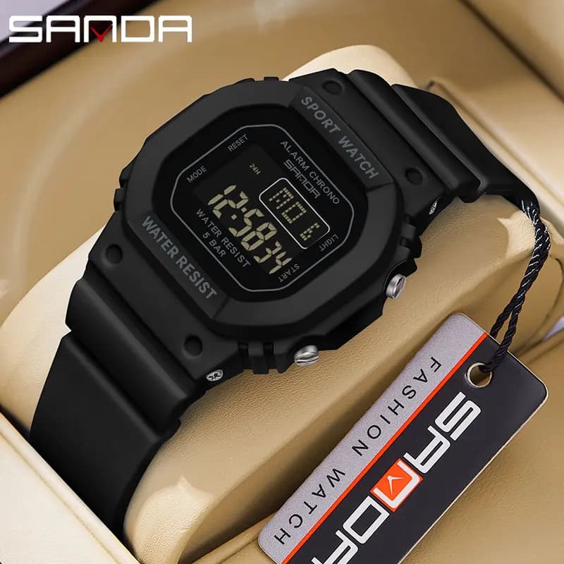 SANDA Digital LED Watch for Boys and Girls Sports Watch for Kids Waterproof Electronic Watch Casual Gift Watch for Kids Outdoor
