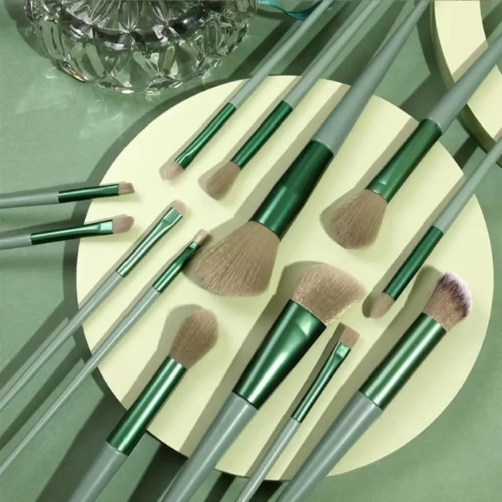 Set di 13 Pennelli da Trucco Morbidi e Soffici, Pennelli per Cosmetici, Pennello per Fard, Pennello per Fondotinta, Pennello per Ombretto, Strumenti di Bellezza