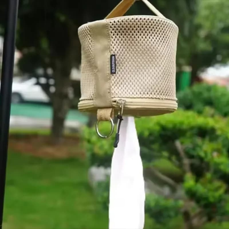 Toilet paper roll holder with Hook, Handkerchief Portable, Tent Towel Holder, Camping Accessories