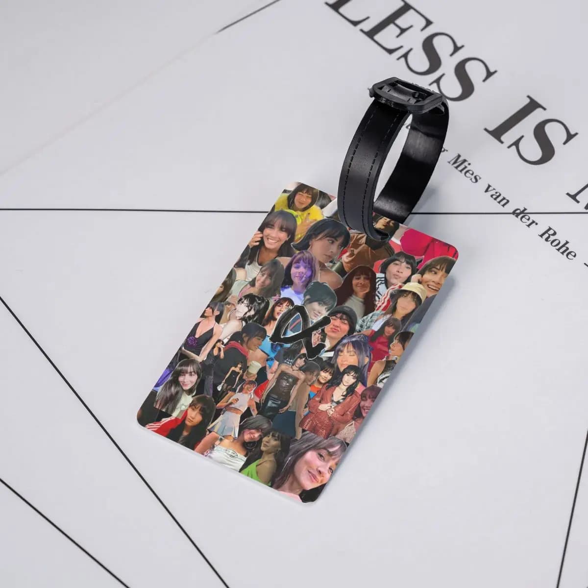 Etichette per bagagli Aitana Ocana Singer, accessori per valigie, etichetta per bagaglio da viaggio, porta etichette, identificativo, nome, indirizzo
