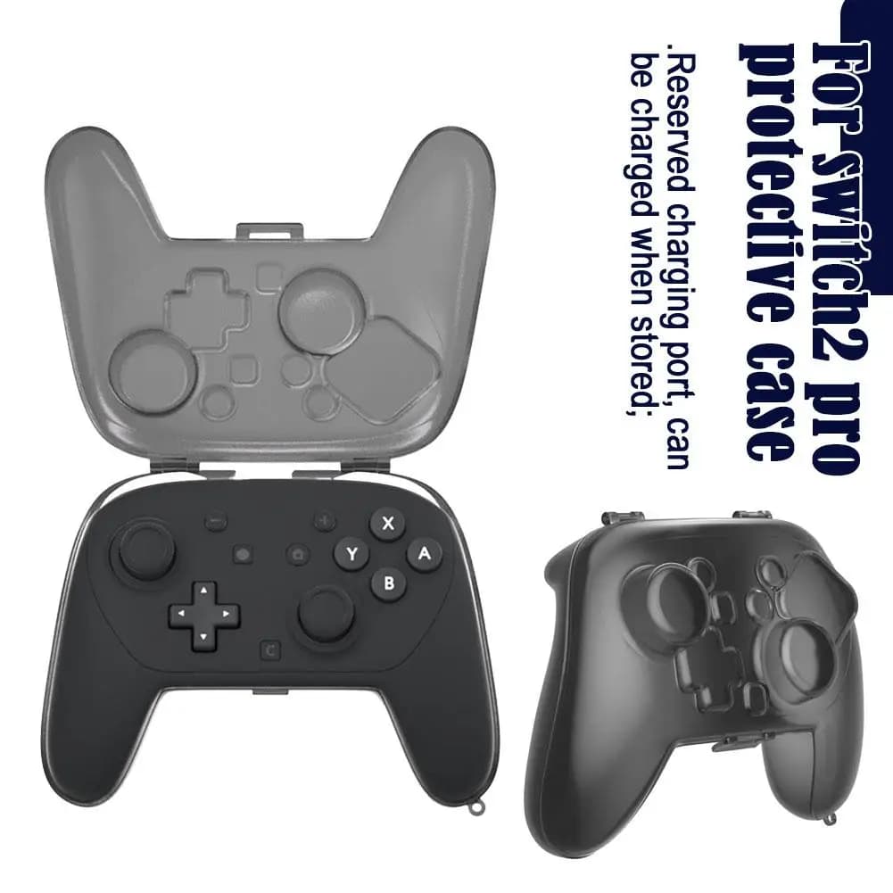 Custodia rigida per controller Switch 2 Pro Cover protettiva traslucida satinata per Switch 2 Pro Accessori per protezione antigraffio e urti