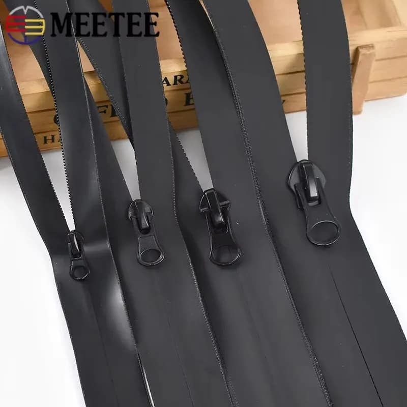 5 # Cerniera impermeabile in TPU con cerniera inversa, cursore, cerniere in nylon invisibili per cucire borse per giacche da esterno, accessori per la riparazione delle cerniere