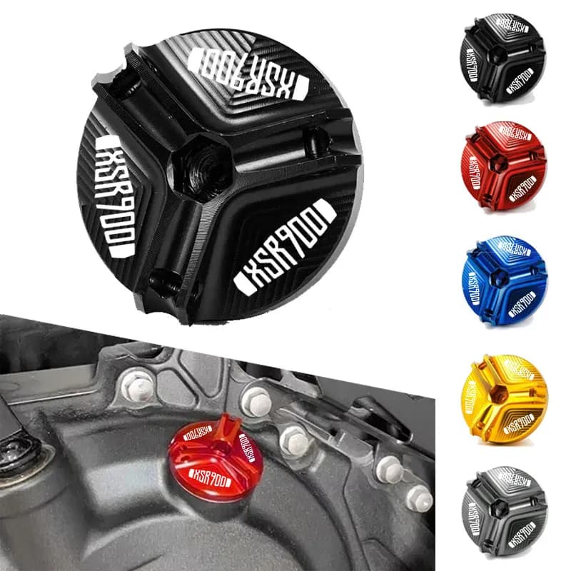 M20 * 2.5 Tappo di Riempimento Olio Motore Copertura Tappi Olio Accessori Moto CNC Tappo di Scarico Olio Per XSR900 XSR 900 xsr900 2016-2023