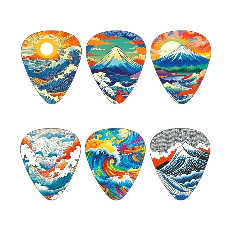 Nuovo 0.46/0.71/1.0mm 10 pz/set Palette Per Chitarra Cartoon Chitarra Elettrica Acustica Plettri Strumento Musicale Pick Accessori Per Chitarra
