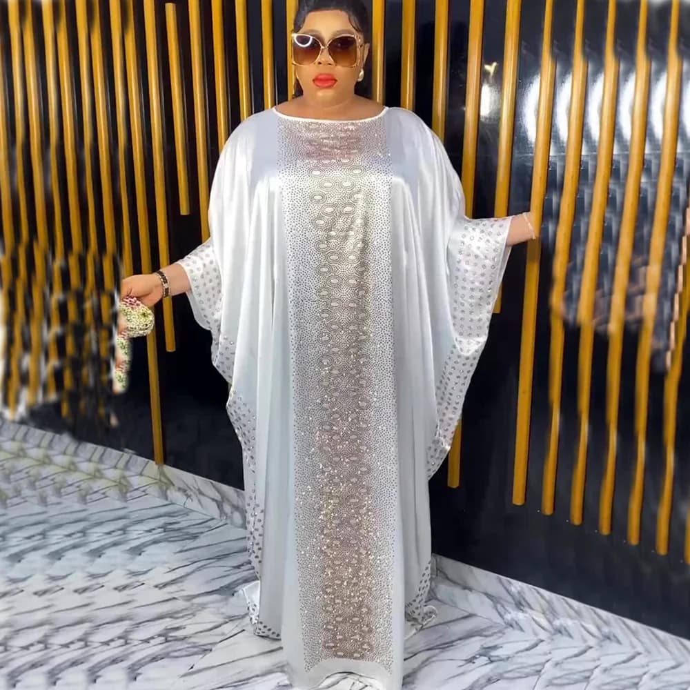 African Dresses for Women Traditional Africa Clothing Dashiki Ankara Dress Abaya Robe Muslim Caftano Maxi Long Dress 2024
