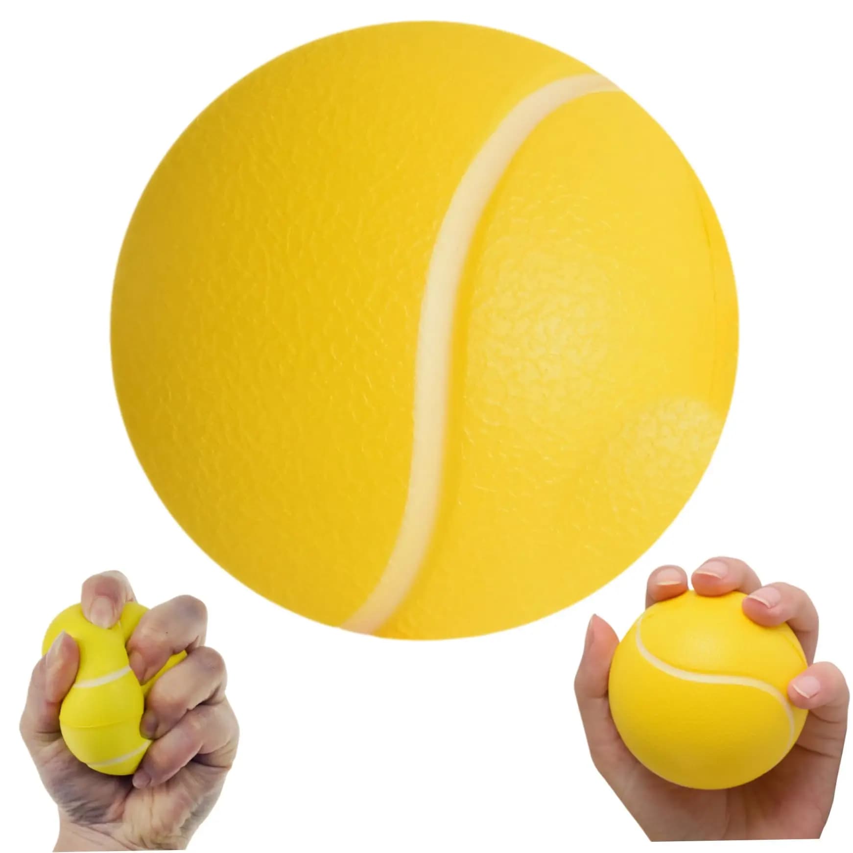 Palla da tennis in materiale PU, palla da tennis in spugna Pu, palla da presa per riabilitazione delle dita, palla giocattolo, preve per atrofia muscolare degli anziani