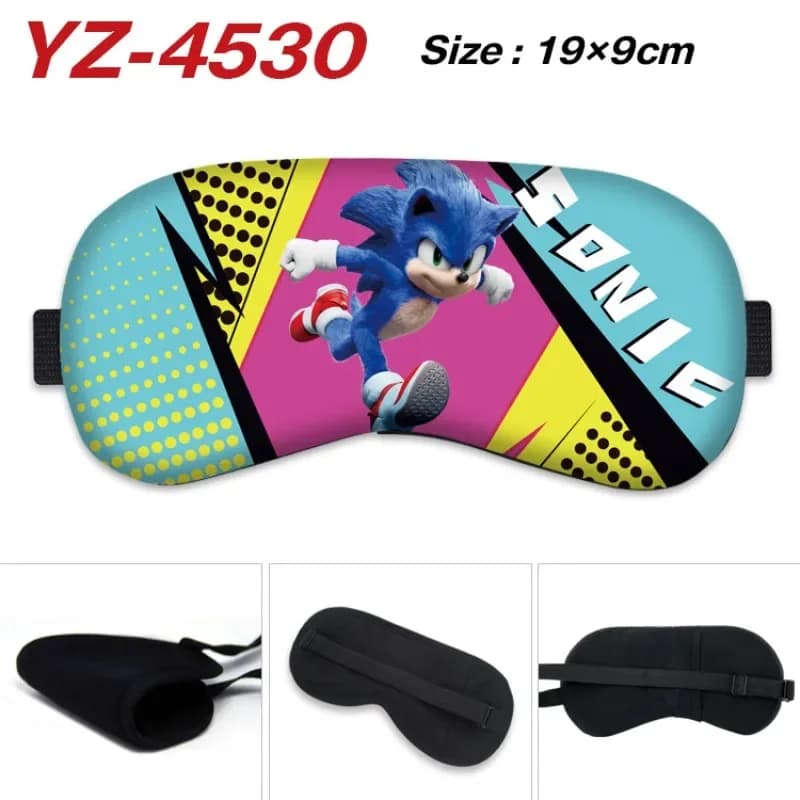 Sonics Sleeping Eye Mask for Men Women Cute Light Blocking Eye Cover 3D Stereo Breathable Soft Blindfold Travel Night Sleep